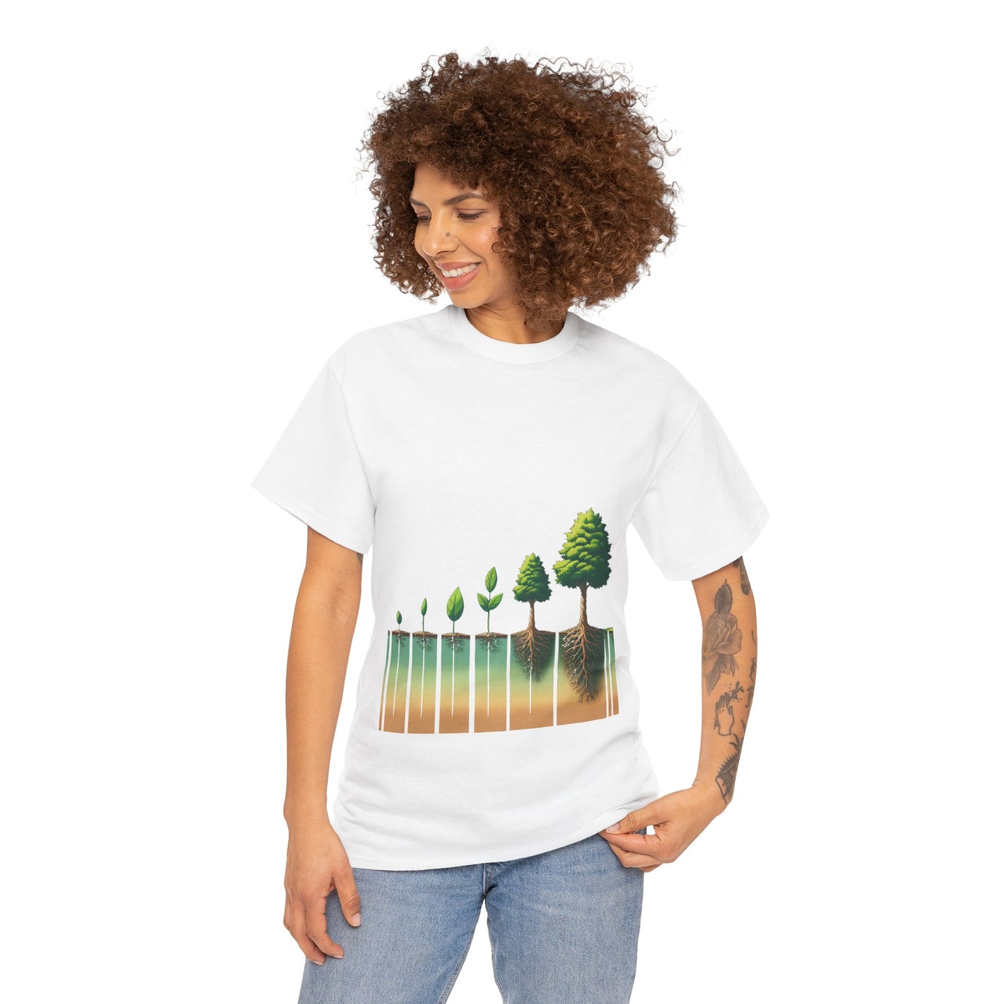 T-Shirt 'Great Things Take Time to Grow' Unisex Tee