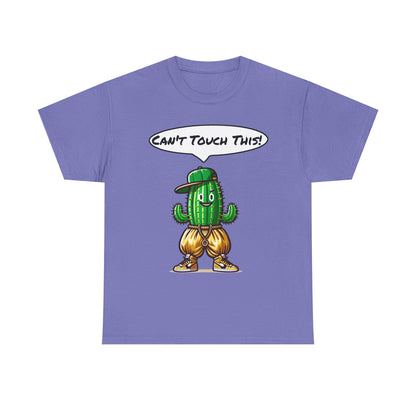 Funny Cactus Tee - Can't Touch This! | Unisex Heavy Cotton T-Shirt, Gift for Friends, Casual Wear, Summer Fashion, Unique Graphic Tee