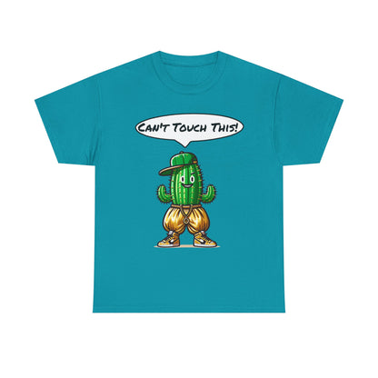 Funny Cactus Tee - Can't Touch This! | Unisex Heavy Cotton T-Shirt, Gift for Friends, Casual Wear, Summer Fashion, Unique Graphic Tee