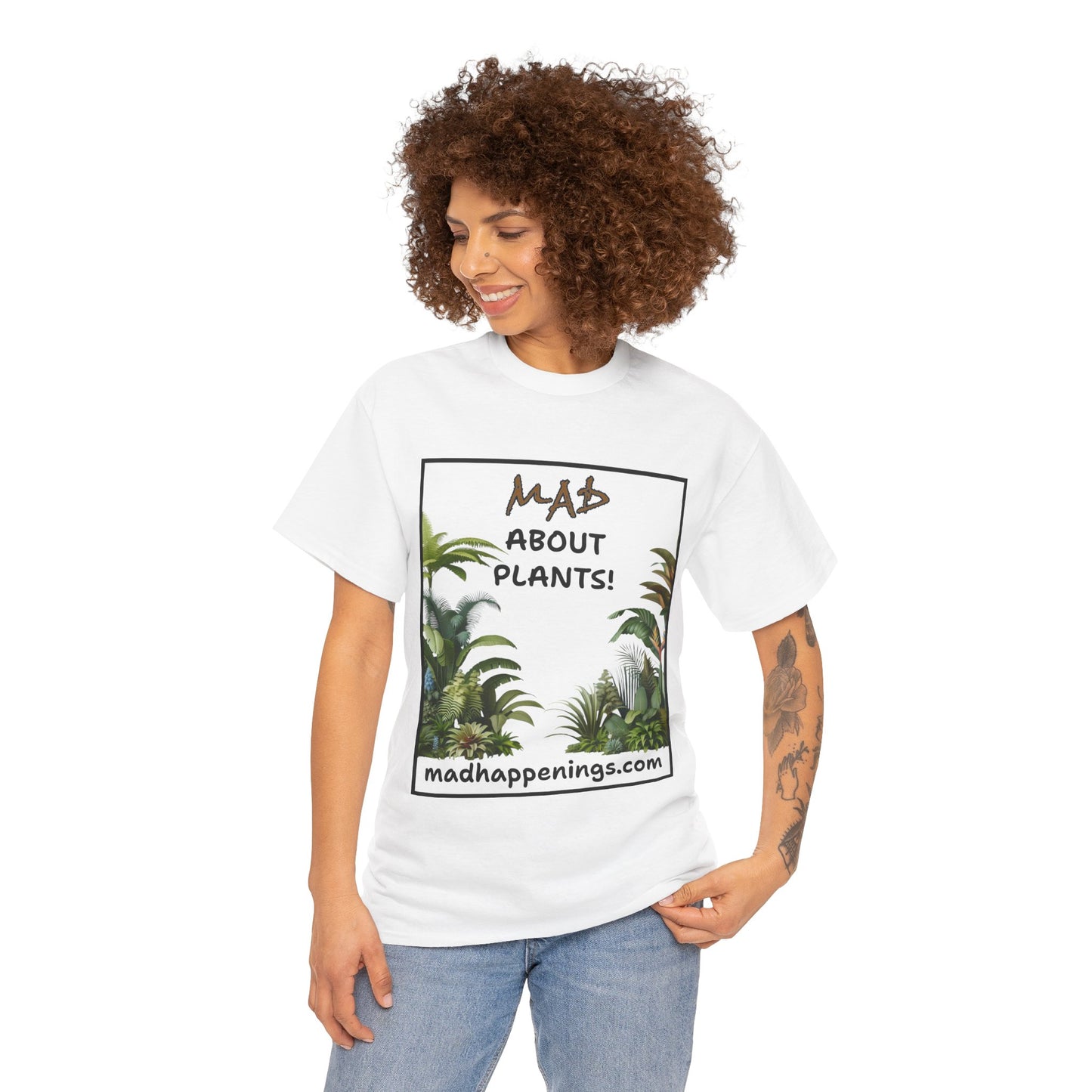 T-Shirt 'MAD About Plants' madhappenings.com - Tropical Plants Design