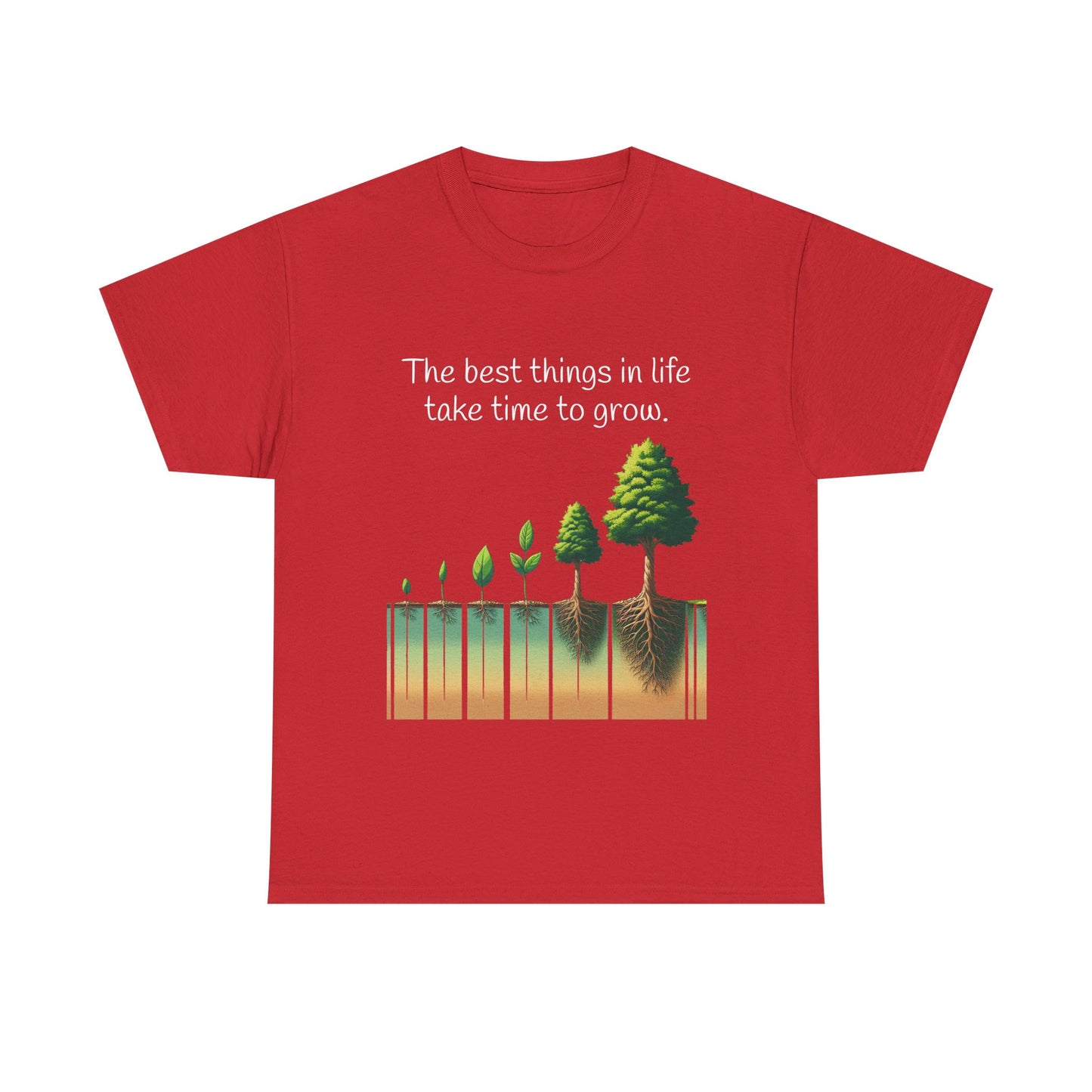 T-Shirt 'Great Things Take Time to Grow' Unisex Tee