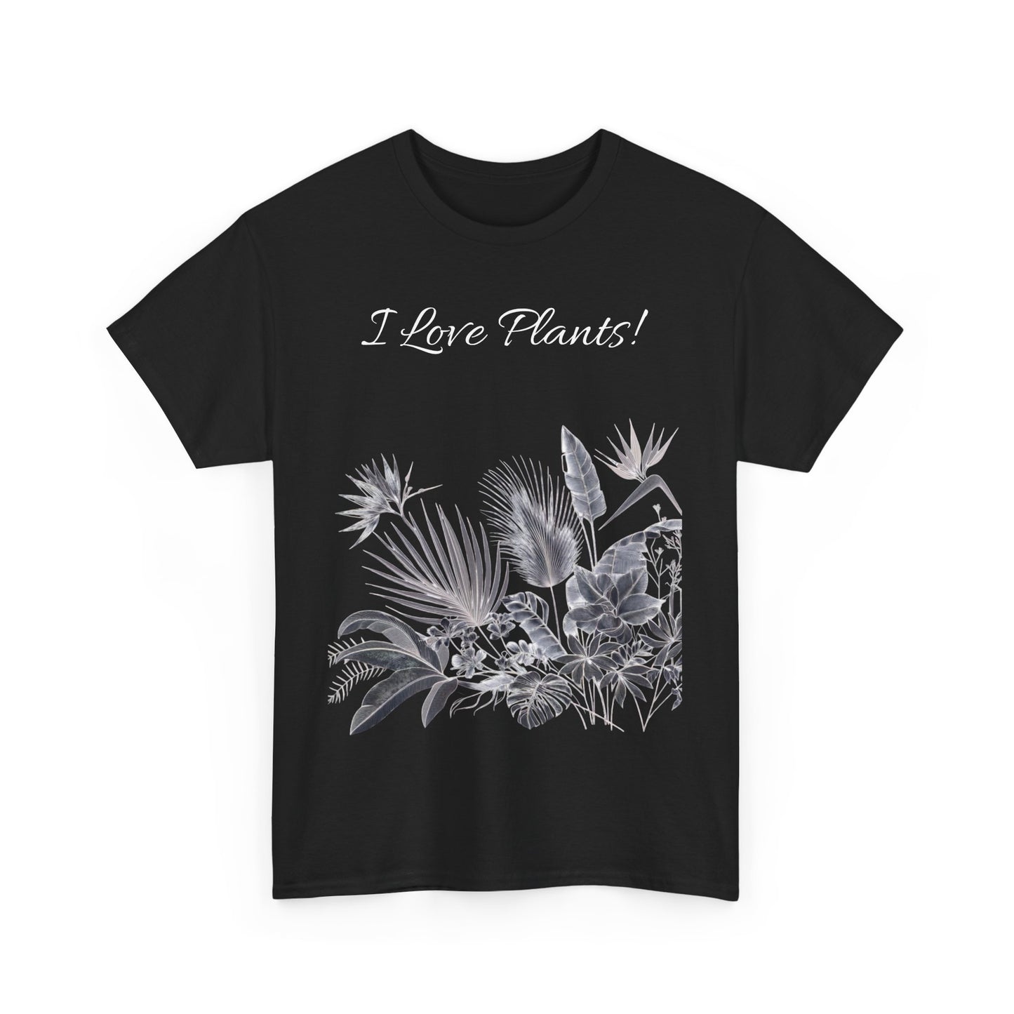 Plant Tee - I Love Plants Tropical Design