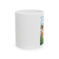 Motivational Ceramic Mug - "Live Simple, Enjoy Life" - Perfect Gift for Nature Lovers