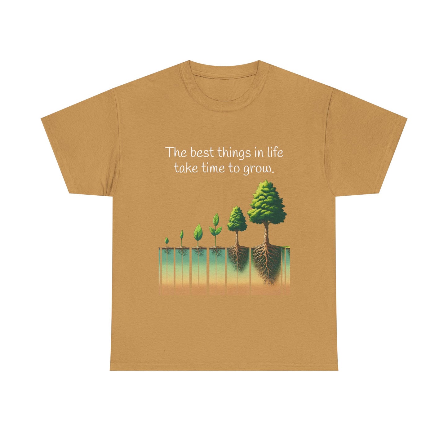 T-Shirt 'Great Things Take Time to Grow' Unisex Tee