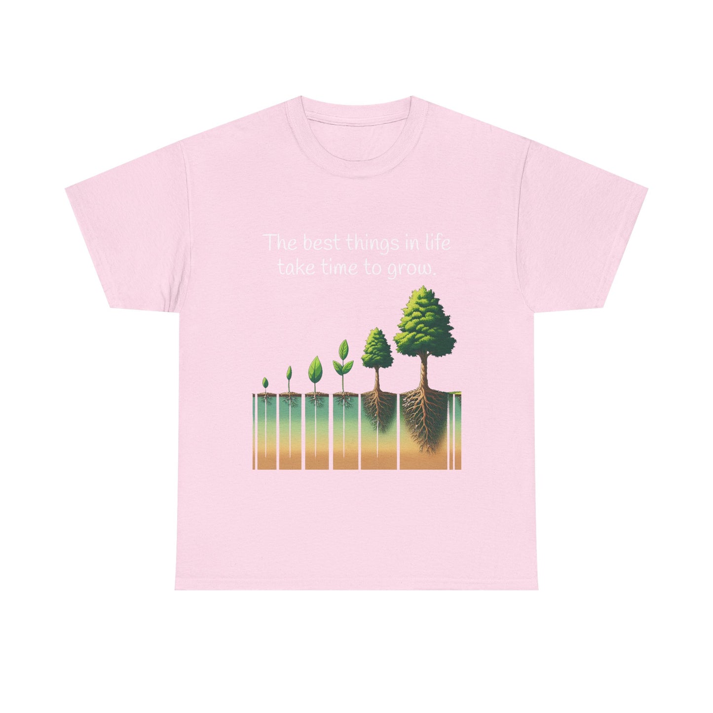 T-Shirt 'Great Things Take Time to Grow' Unisex Tee