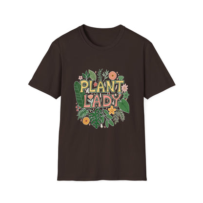 Plant Lady T-Shirt Perfect Gift for Gardeners Shirt for Plant Lover Mother's Day Birthday Everyday Wear