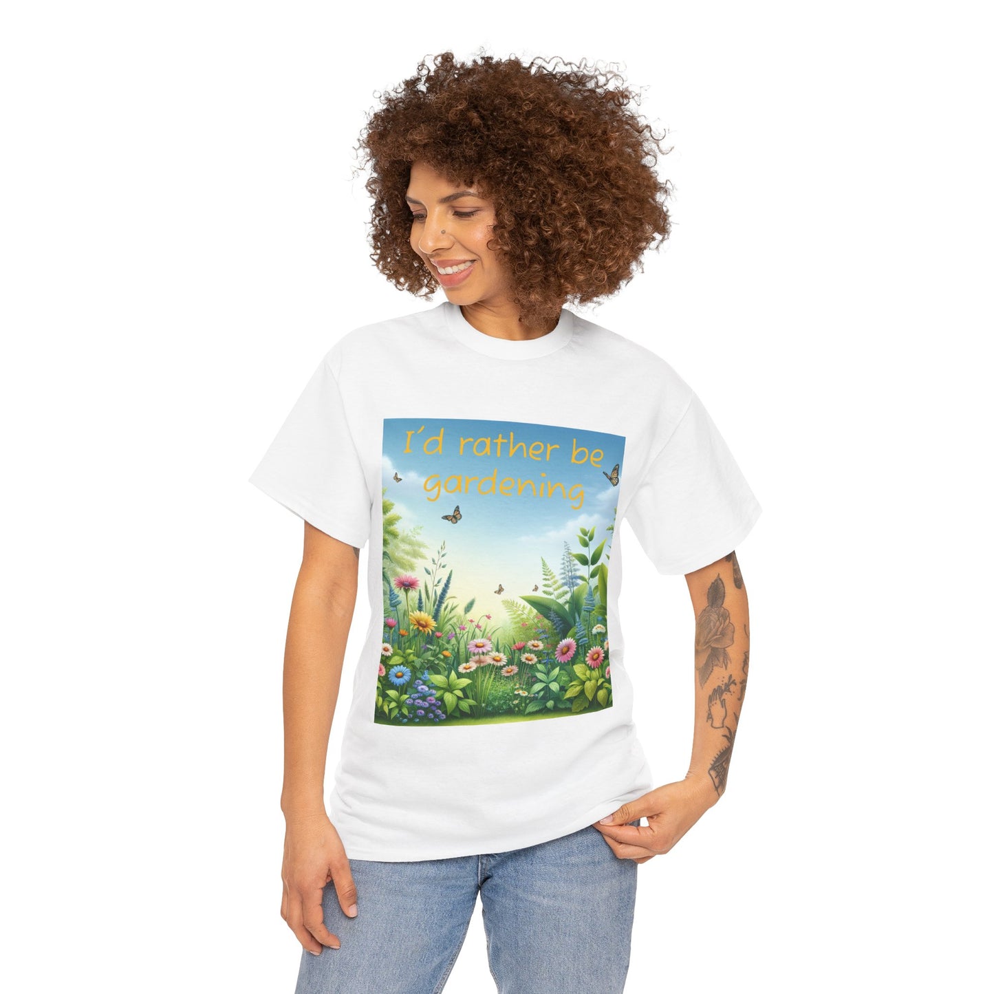 Gardening Tee - I'd Rather be Gardening