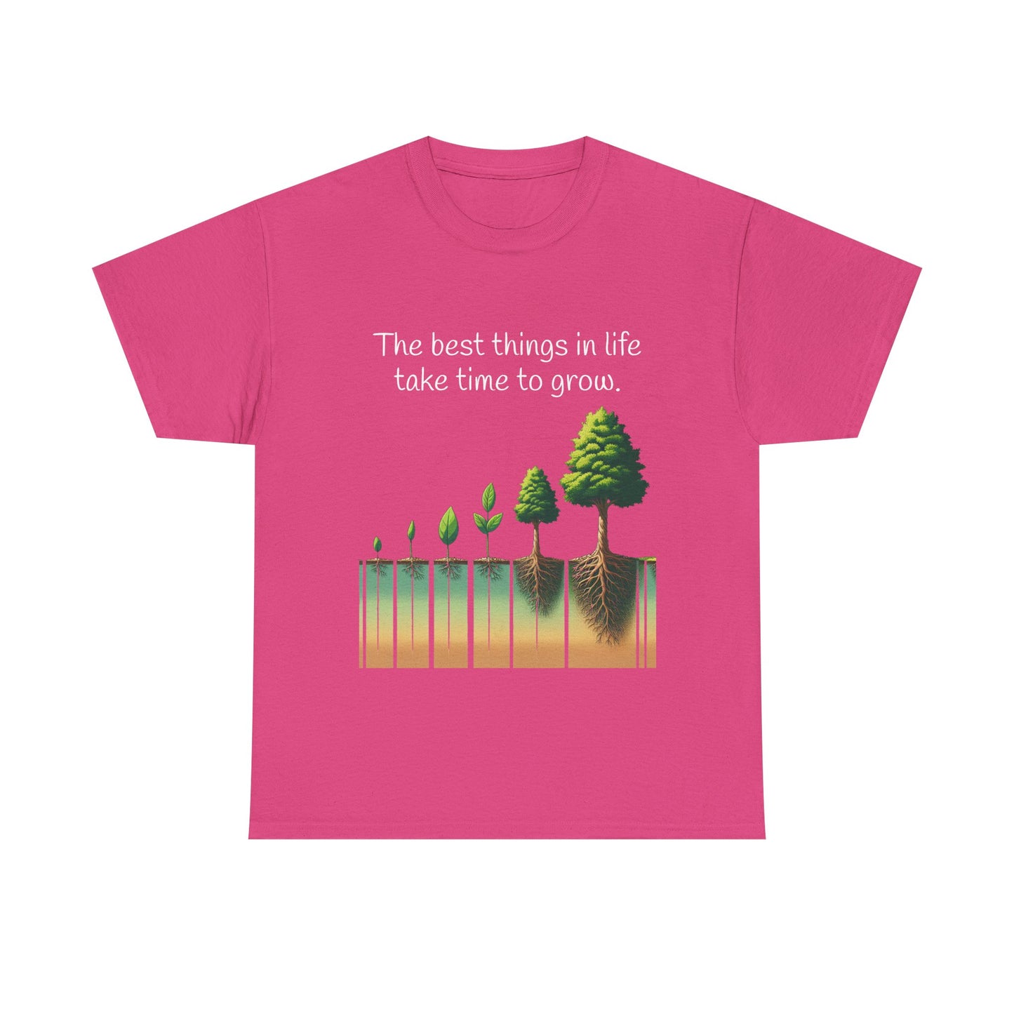 T-Shirt 'Great Things Take Time to Grow' Unisex Tee