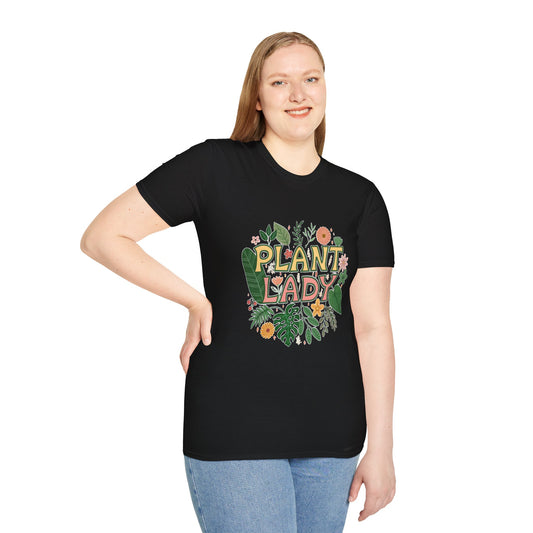 Plant Lady T-Shirt Perfect Gift for Gardeners Shirt for Plant Lover Mother's Day Birthday Everyday Wear