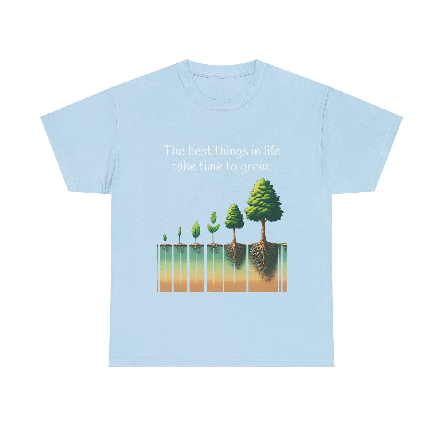 T-Shirt 'Great Things Take Time to Grow' Unisex Tee