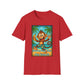 Playful Monkey on Beach Graphic T-Shirt, Kids Summer Tee, Vacation Shirt, Fun Beach Wear, Unique Gift for Children, Animal Lover Apparel