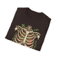 T-Shirt for Plant Lover Shirt Nature Lover Gift Cute Graphic Tee Plant Heart Skeleton Shirt Ribcage