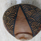 Wooden Bowl Giraffe African Design Hand Carved Painted Folk Art Home Decor